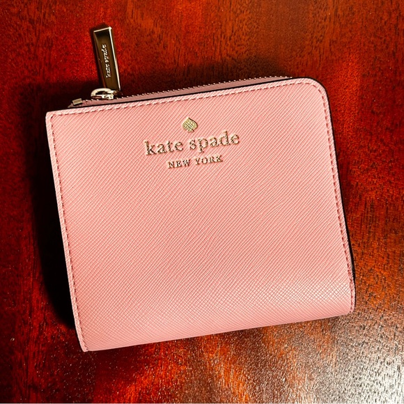 KATE SPADE | NWOT Compact Corner Zip Wallet PINK - Picture 3 of 9